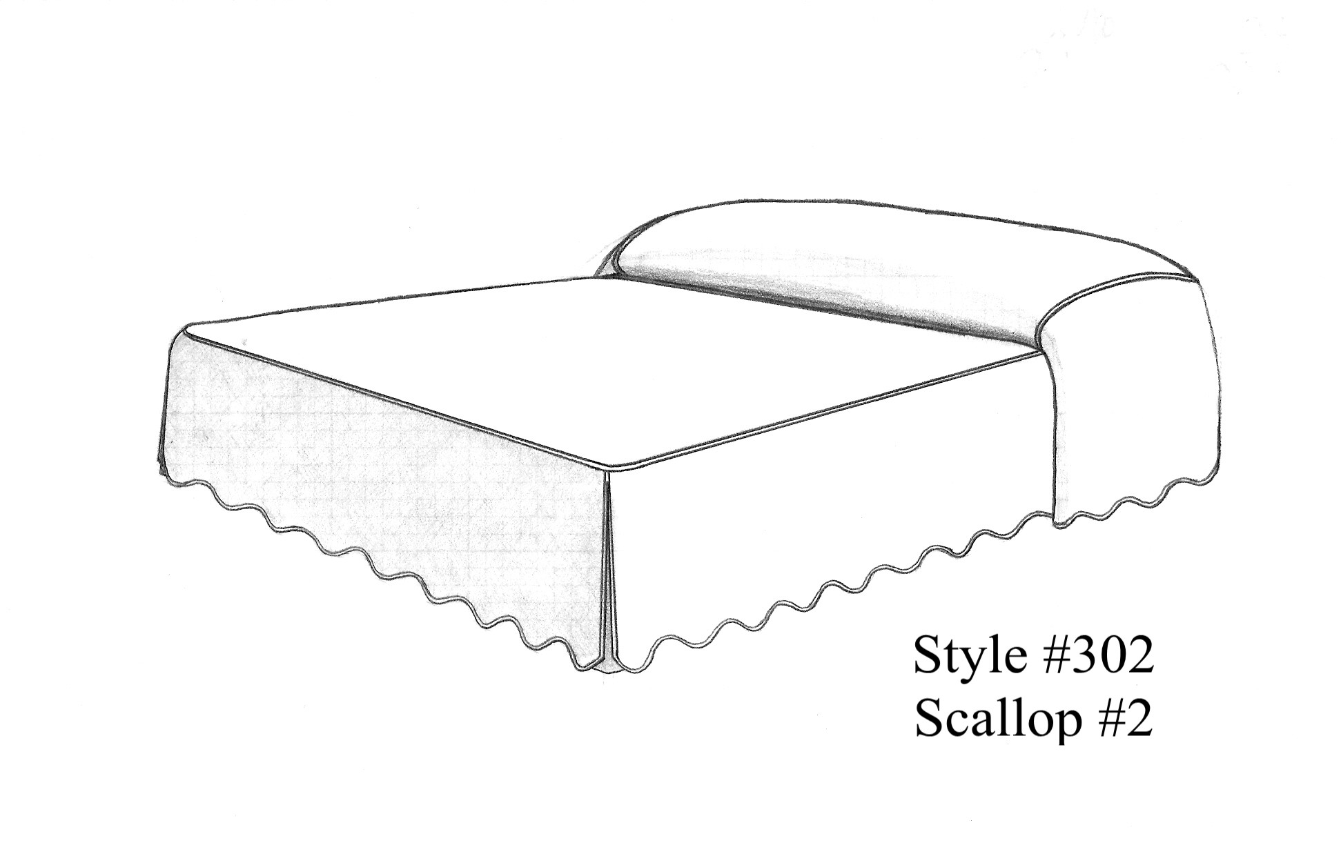 Style 302 Bedspread